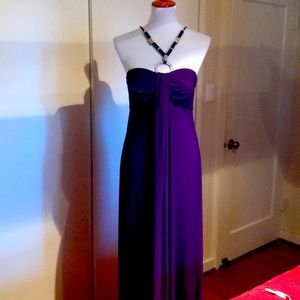 Long gown R&M Richards petite 10